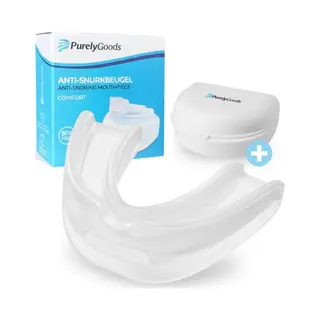 PurelyGoods® Snurkbeugel Comfort - Anti Snurk Beugel - Zacht Bitje - Voor Mannen En Vrouwen