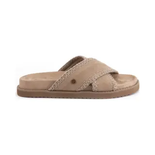 Warmbat Nyah Suede Dames Sandalen - Stone
