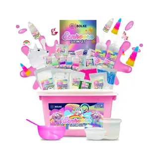 Bolke® Slijm - Slijm Maken - Slime - Slijm Pakket - Slijm Maken Voor Kinderen - Eenhoorn Speelgoed - Speelgoed Voor Kinderen - Slijm Producten -