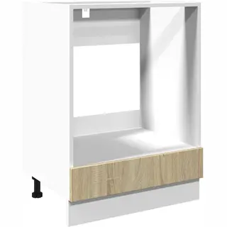 VidaXL Ovenkast 60x46x81, 5 Cm Spaanplaat Sonoma Eikenkleurig