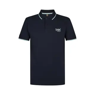 Petrol Industries - Heren Polo Met Korte Mouwen Rally - Blauw - Maat Xxl