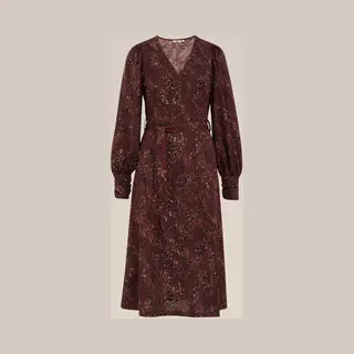 We Fashion Dames Midi Jurk Met Print