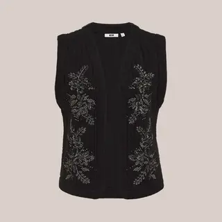 We Fashion Dames Gilet Met Pailletten