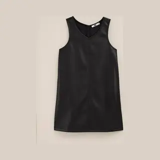 We Fashion Meisjes Pu Leren Jurk