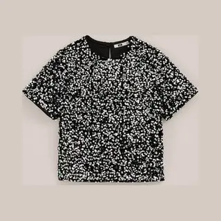We Fashion Meisjes T-shirt Met Pailletten