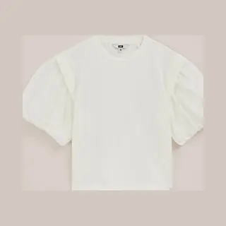We Fashion Meisjes T-shirt Met Ballonmouwen