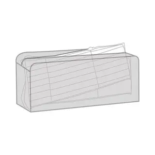 Zwarte Tuinkussen Opbergtas - 130 X 50 X 32 Cm - Tuinstoel Kussens Opbergen - Polyester