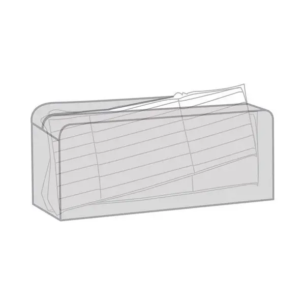 Zwarte Tuinkussen Opbergtas - 130 X 50 X 32 Cm - Tuinstoel Kussens Opbergen - Polyester thumbnail