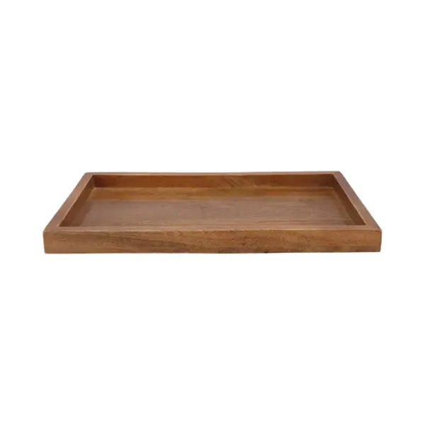 Dk Design Kaarsenbord/decoratie Dienblad Mumbai - Mangohout - 29 X 16 Cm - Rechthoek thumbnail
