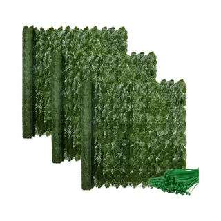 Gardlov Kunsthaag Voor Balkon - Groen - L600 X H50 Cm - 12x Panelen - Kunststof