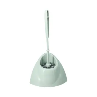 Bathroom Solutions Toiletborstel Met Houder - Mintgroen - 36 Cm - Kunststof - Wc Borstel - Toiletartikelen - Toiletborstels