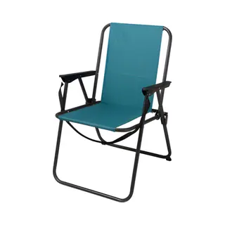 Redcliffs Klapstoel Unica - Turquoise - Opvouwbaar - 75 X 38 Cm - Metaal/polyester - Campingstoel / Tuinstoel