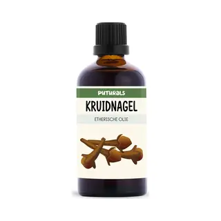 Puturals Kruidnagelolie 100% Biologisch - 100ml - Puur En Vegan - Kruidnagel Etherische Olie Voor Huid, Haar En Aromatherapie