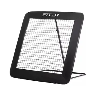 Fitby Voetbal Rebounder - Rebounder - Rebounder Trampoline - Bouncer - Kickback - 100x100CM - Zwart