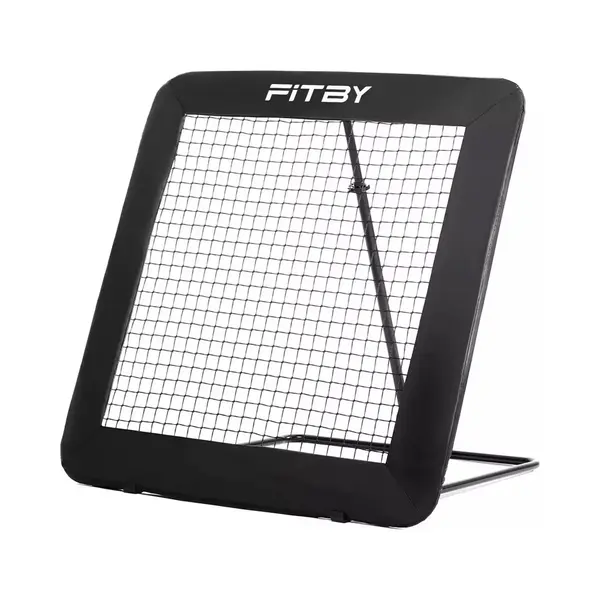 Fitby Voetbal Rebounder - Rebounder - Rebounder Trampoline - Bouncer - Kickback - 100x100CM - Zwart thumbnail