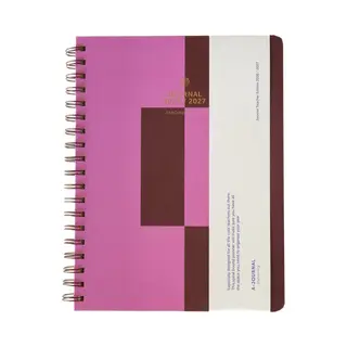 A-Journal Docenten Agenda 2026/2027 Roze