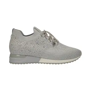 La Strada Sneaker Grijs Knitted - Damesschoenen - Maat - 39