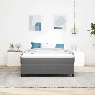 VidaXL Platformbedframe Lichtgrijs 140 X 190 Cm Corduroy Stof
