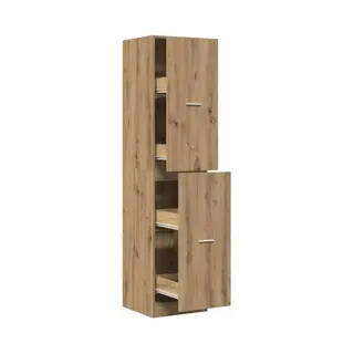 VidaXL Apothekerskast 40x41x174, 5 Cm Bewerkt Hout Artisanaal Eiken