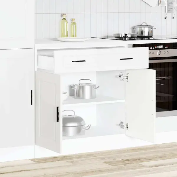 Vidaxl - Kitchen Base Cabinet Porto White Engineered Wood thumbnail