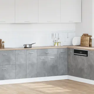 VidaXL Onderkast Met Lade Lyon 60x46x81, 5 Cm Bewerkt Hout Betongrijs
