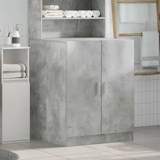 VidaXL Wasmachinekast 70, 5x71, 5x91, 5 Cm Betongrijs