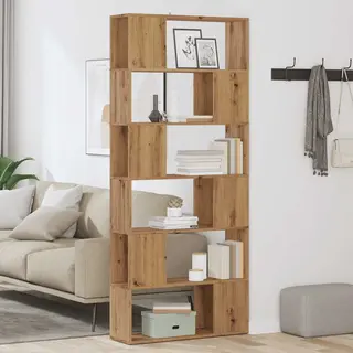 Vidaxl - Book Cabinet/room Divider Artisian Oak 80x24x186 Cm