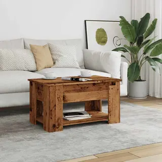 VidaXL Salontafel Oud Hout 79x49x41 Cm Bewerkt Hout