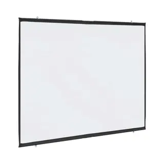 VidaXL Projection Screen 90 Inch Wall-Hanging 4, 3 – Matte White Polyester, Easy Assembly, Classroom & Home Theater Use – Enhanced Viewing
