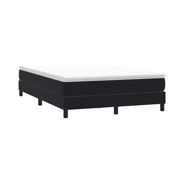 VidaXL Boxspringbett Ohne Matratze Schwarz 140x220 Cm Samt thumbnail