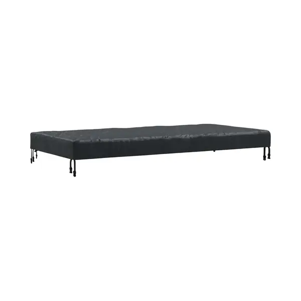 VidaXL - Tafel - Dekking - Effen - Zwart - 182 - X - 102 - X - 15 - Cm - Stof thumbnail