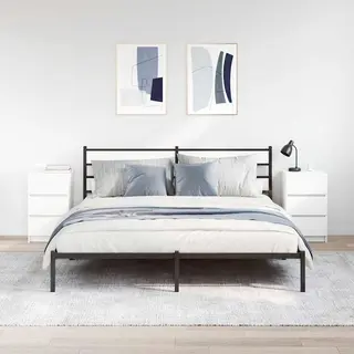 Bedside Cabinets With 3 Drawers 2 Pcs White 39x35x65 Cm Vidaxl