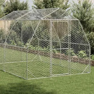 VidaXL Kippenren 2, 5x4x2, 25 M Gegalvaniseerd Staal
