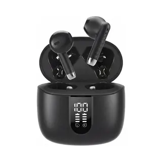 Golden Sound Oortjes Draadloos - Draadloze Oordopjes - Oortjes - Bluetooth Oordopjes - 30 Uur Batterijduur - Sport Oordopjes - Earpods - Led Display -