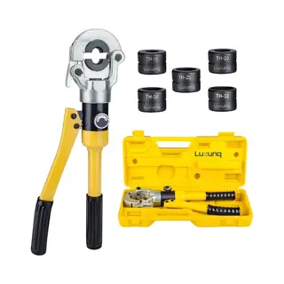 Luxuriq® Perstang - Th Set - Krimptang - Perstang Voor Persfitting - Perstang Waterleiding - Perstang Henco - Met Persbekken TH16 - TH20 - TH25 -