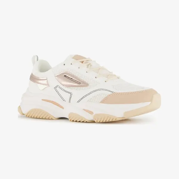 Blue Box Dames Sneakers Wit Beige - Maat 38 thumbnail