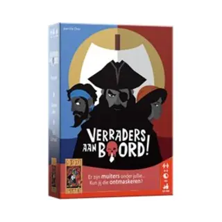 999 Games - Verraders Aan Boord! - Kaartspel - Partygame - Eenvoudige Spelregels - Iedereen Kan Meedoen!