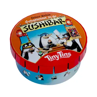 999 Games - Tiny Tins, Geharrewar In De Sushibar - Dobbelspel - Ideaal Om Overal Mee Naartoe Te Nemen - Reisspel - Familiespel - Klein Cadeautje