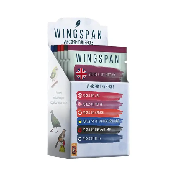 999 Games - Wingspan Fan Pack Set - Prachtige Toevoeging Aan Je Wingspan-ervaring! thumbnail