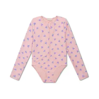 Swim Essentials, Meisjes, Badpakken, Langarm Badeanzug, Paars, (74)