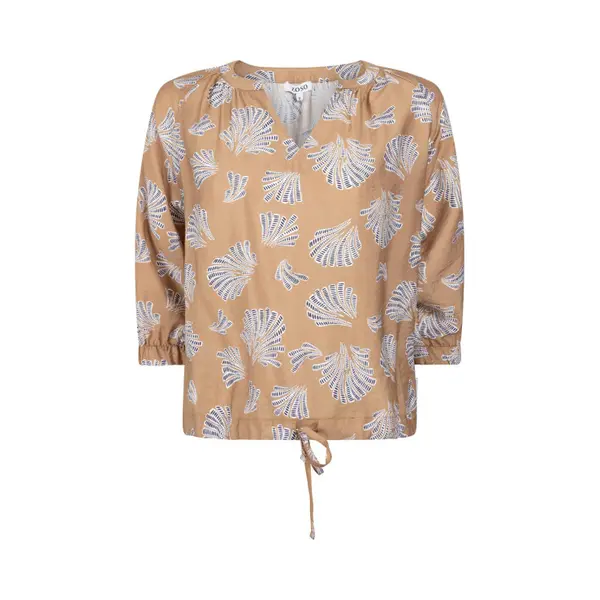 Zoso Blouse Lydia 261 Summer Camel Dames Maat - M thumbnail