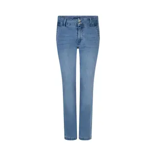 Red Button Jeans Diana Pockets Srb4811 Mid Stone Dames Maat - W34