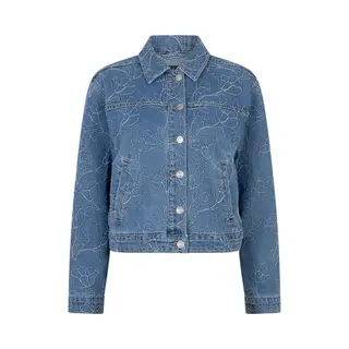 Red Button Jas Sally Jkt Embroidery Srb4815 Bleach Dames Maat - S