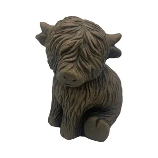 Brynxz - Sitting Scotty Cute - Schotse Hooglander - Majestic Brown