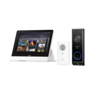 Eufy, Bel + Deurintercom, Smart Displey En Video Deurbel Bundel (Draadloze)