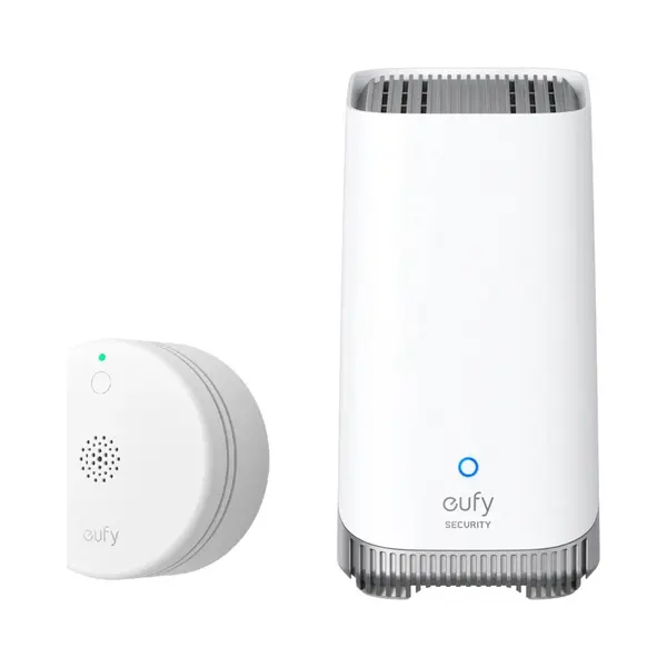 Eufy Security HomeBase 3 S380 Basissysteem + Slimme Rookmelder E10 Wit - App Notificaties - Compact Design - 5 Jaar Batterijduur - Alarm Bundel thumbnail