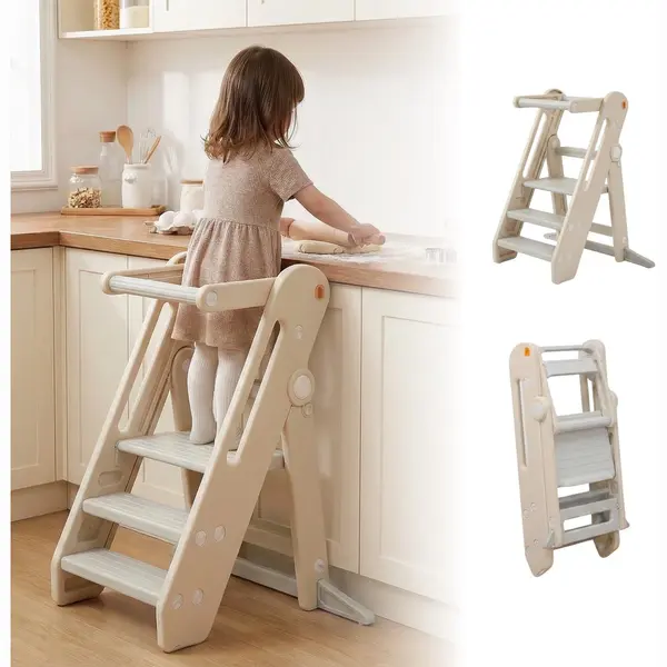 Limitless Living Leertoren - Leertoren Opvouwbaar - Keukenhulp - Learning Tower - Leertoren Montessori - Antislip thumbnail