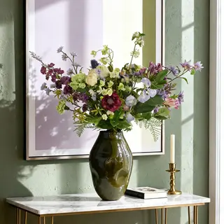 maxifleur Kunstplanten Handgebonden Kunstboeket Violet Boekarest 70cm