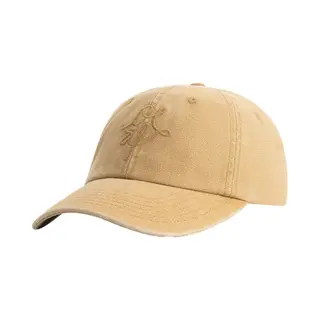 Olaf - Camel Olaf Monogram Washed Canvas Cap Petten Camel A240814
