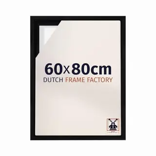 Dutch Frame Factory - Baklijst 60x80 Cm - Zwart Mat - Mdf - Baklijst 60x80 Cm - Lausanne